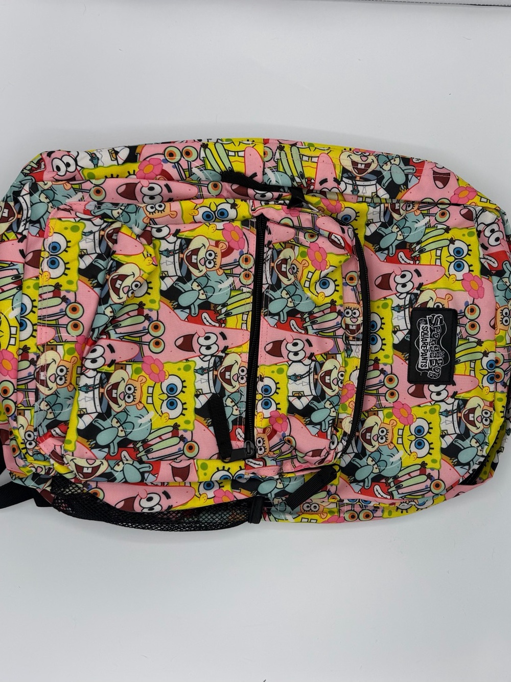SpongeBob SquarePants Allover Print Backpack Patrick Squidward Nickelodeon